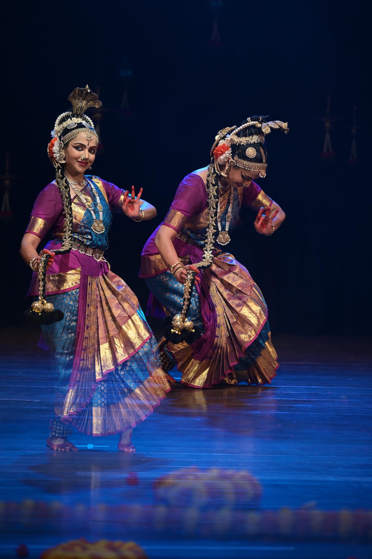 Kuchipudi performance on stage
